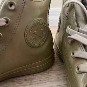 Converse Chuck Taylor All Star Metallic Rubber Hi Light Gold/Light Gold (WS)